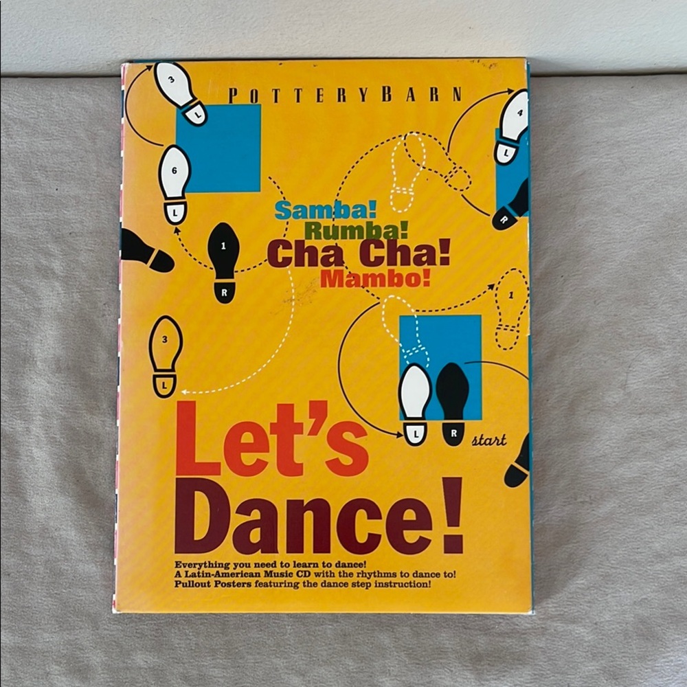 ⭐️ Pottery Barn Let's Dance CD 2003 Samba Rumba Cha Cha Mambo Learning Music